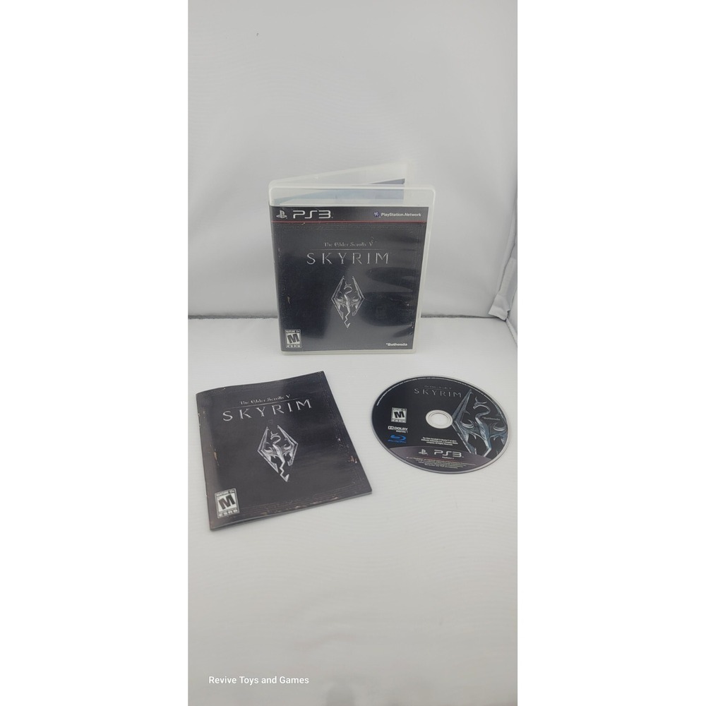 The Elder‎ Scrolls V: Skyrim (Sony PlayStation 3, PS3, 2009) CIB Complete Tested